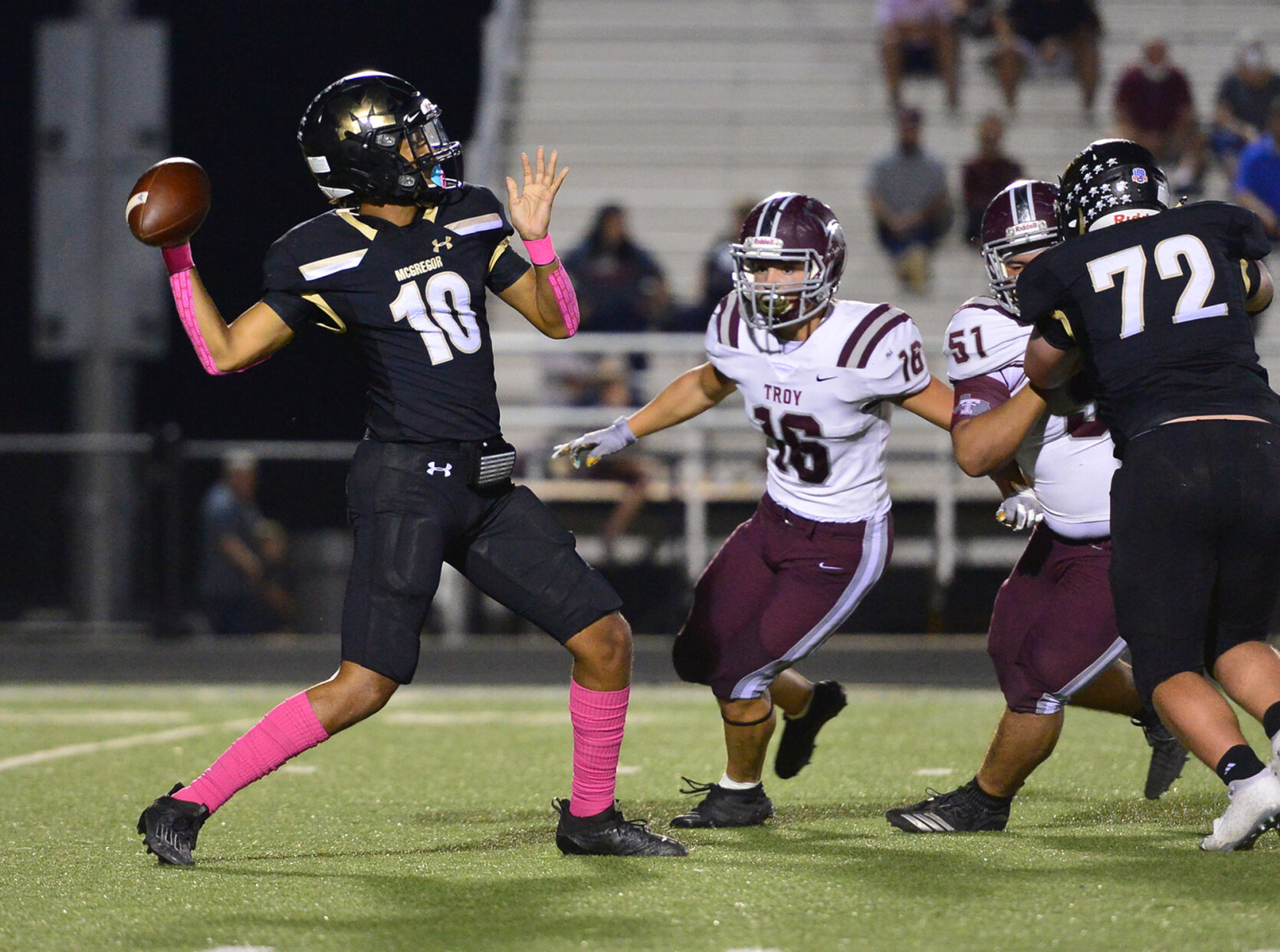 McGregor (6-4) vs. Yoakum (7-2), 7:30 p.m. Friday at Hutto